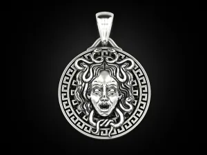 Medusa Gorgon Pendant