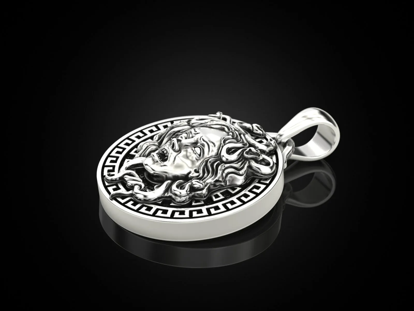 Medusa Gorgon Pendant