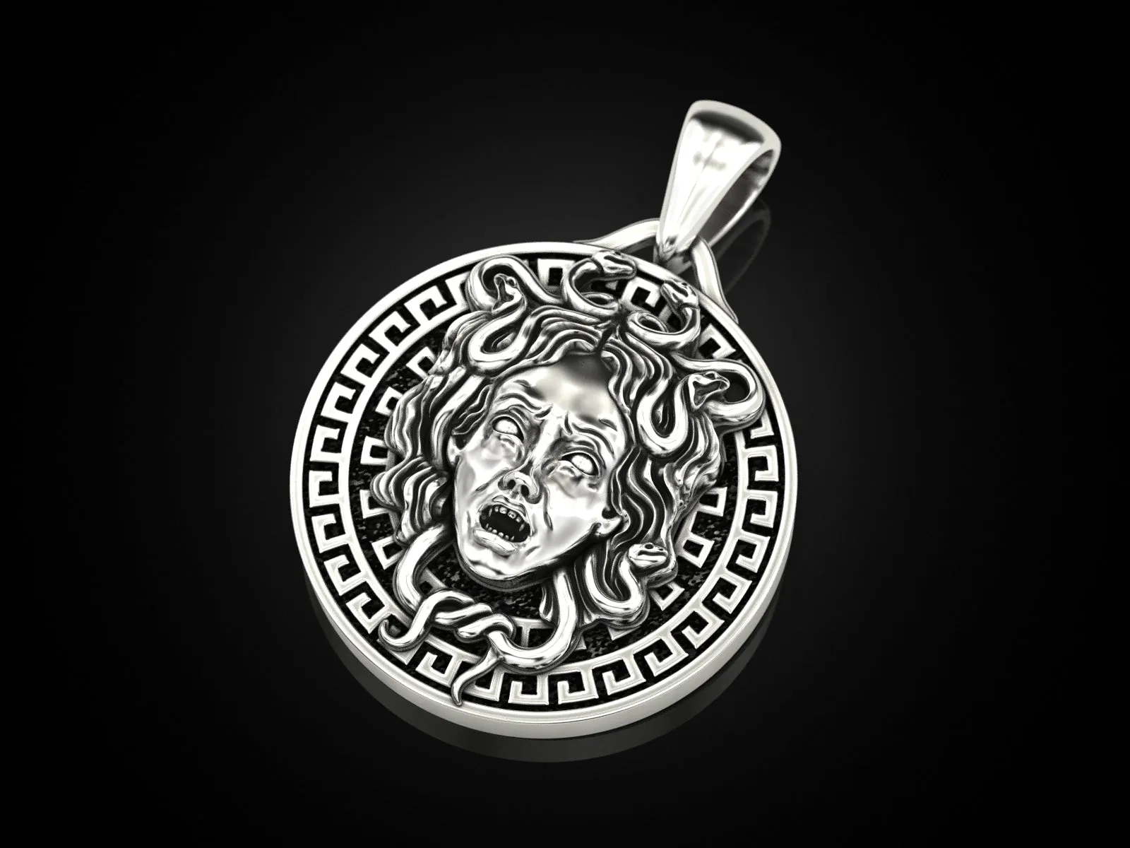 Medusa Gorgon Pendant