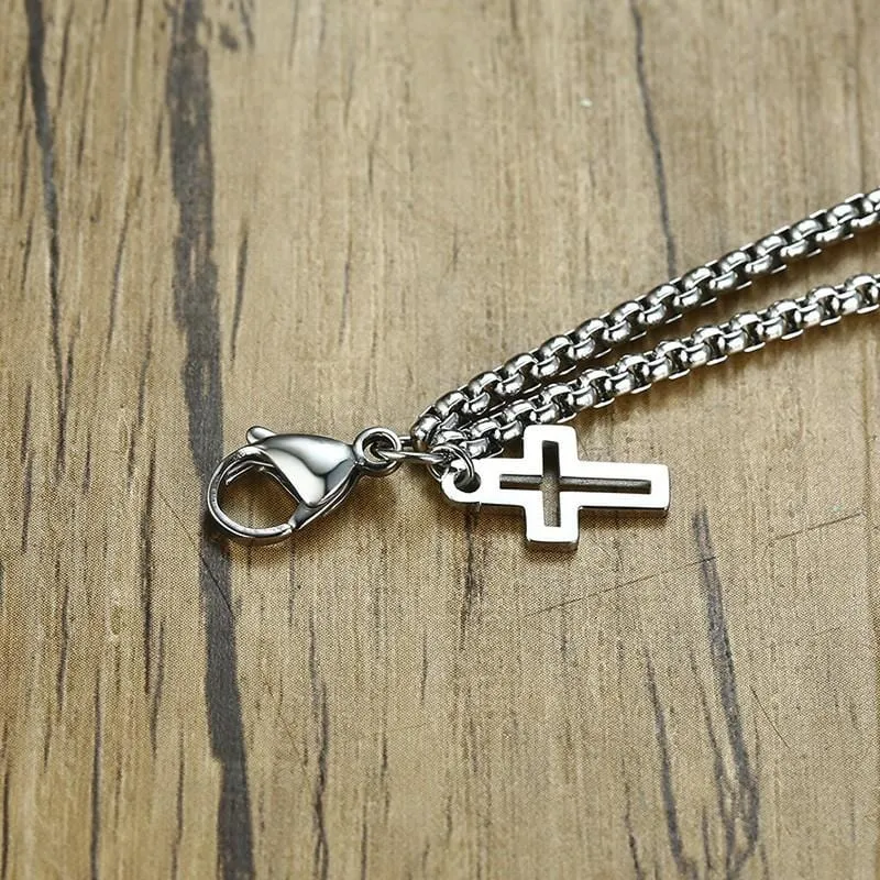 Men's Cross Bracelet <br> Cross Charm Chain