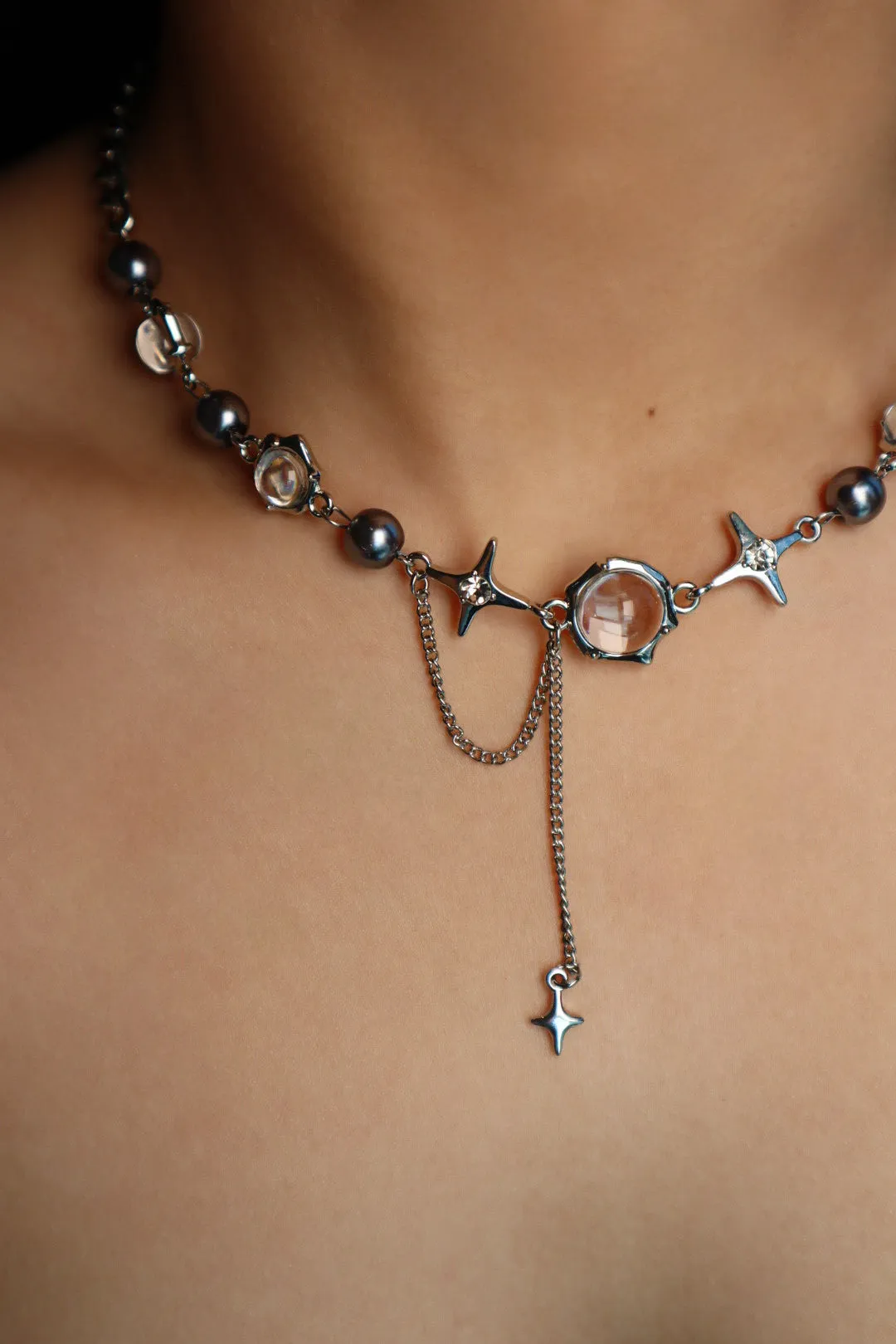 Multi Moonlight Stars Necklace