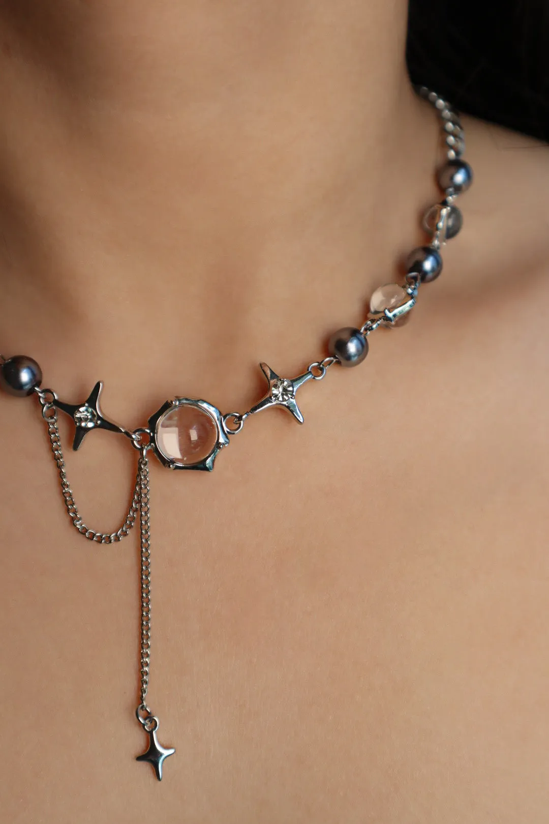 Multi Moonlight Stars Necklace