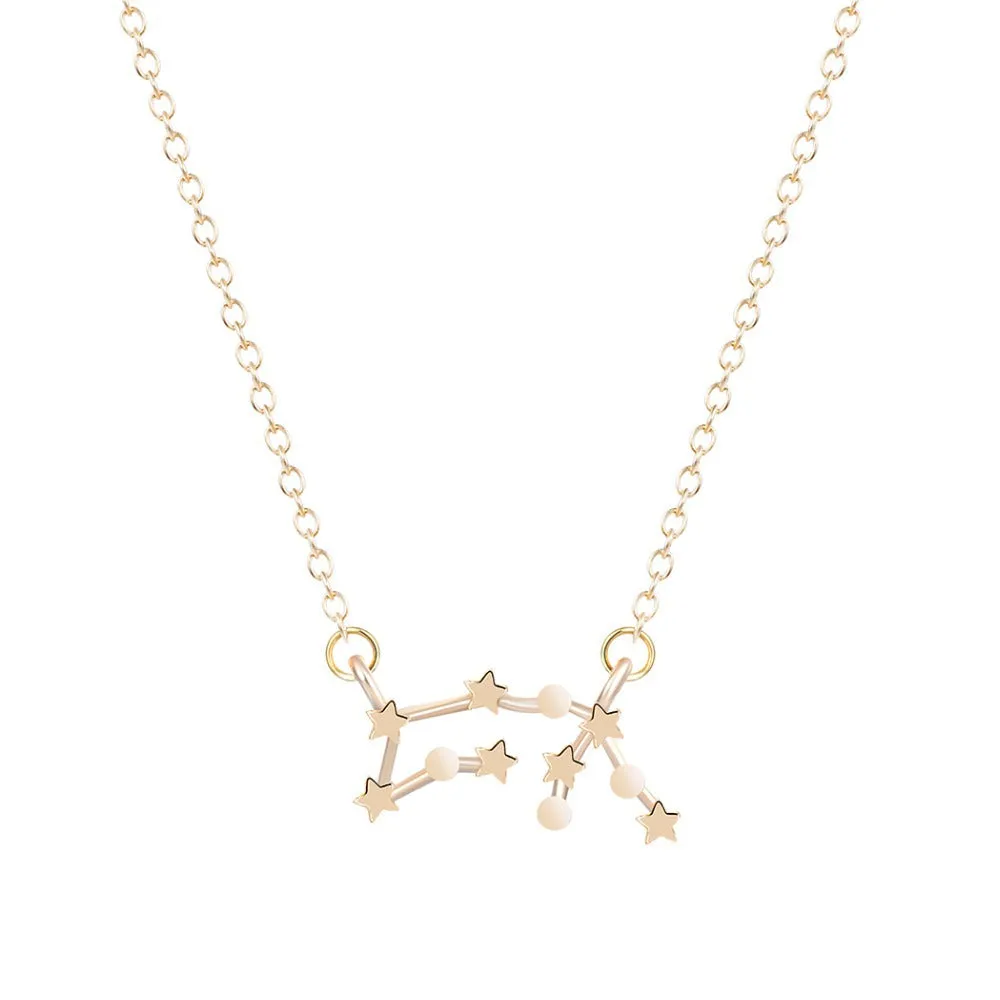 New European And American Constellation Pendant Necklace Women's Accessories