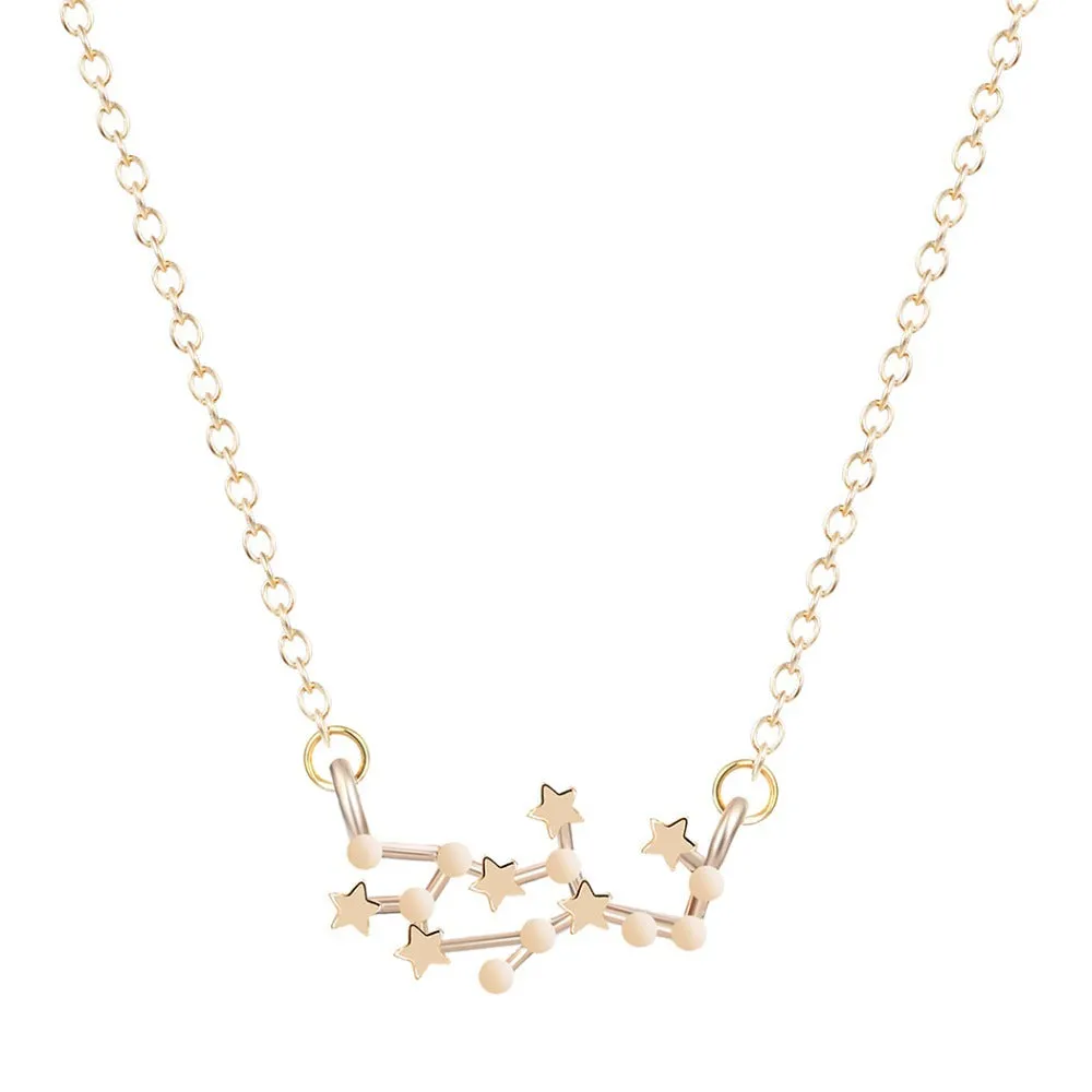 New European And American Constellation Pendant Necklace Women's Accessories