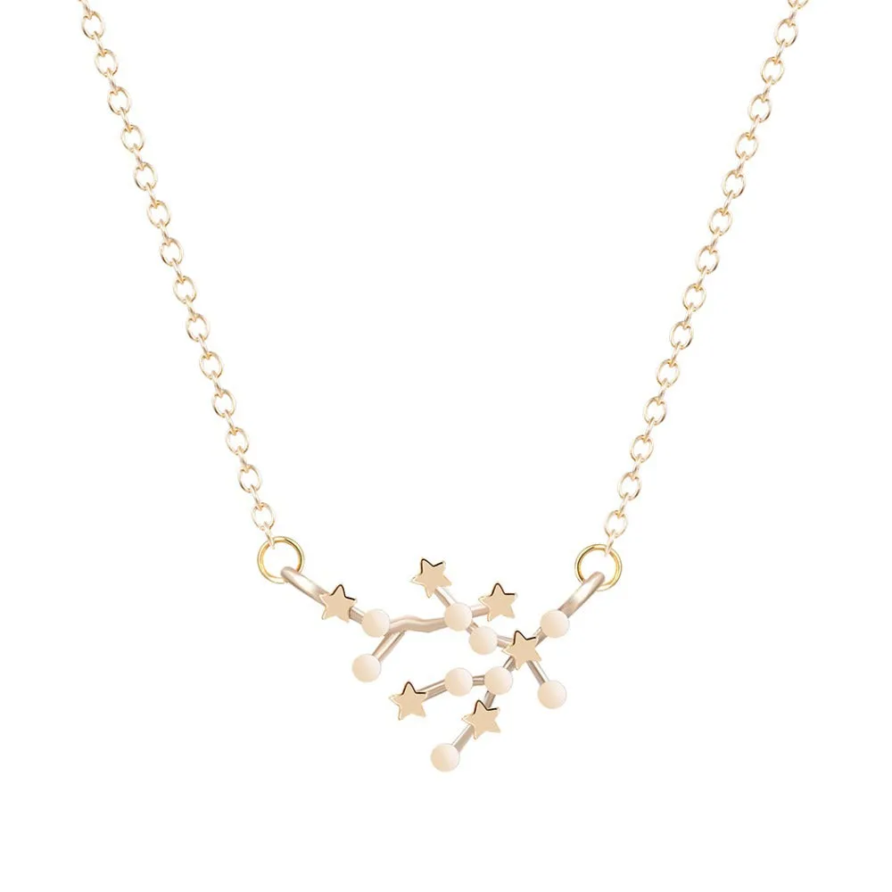 New European And American Constellation Pendant Necklace Women's Accessories