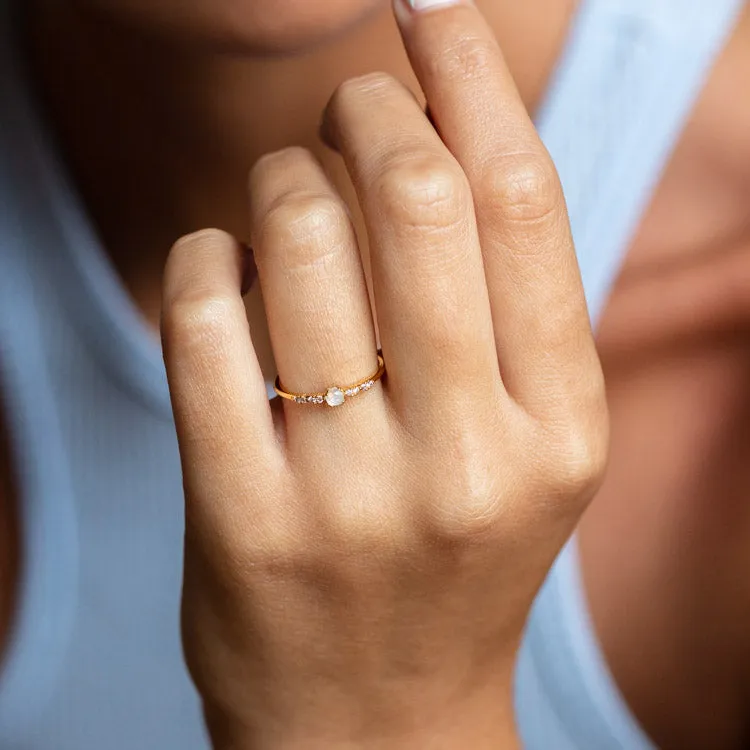 Opal Sparkle Ring