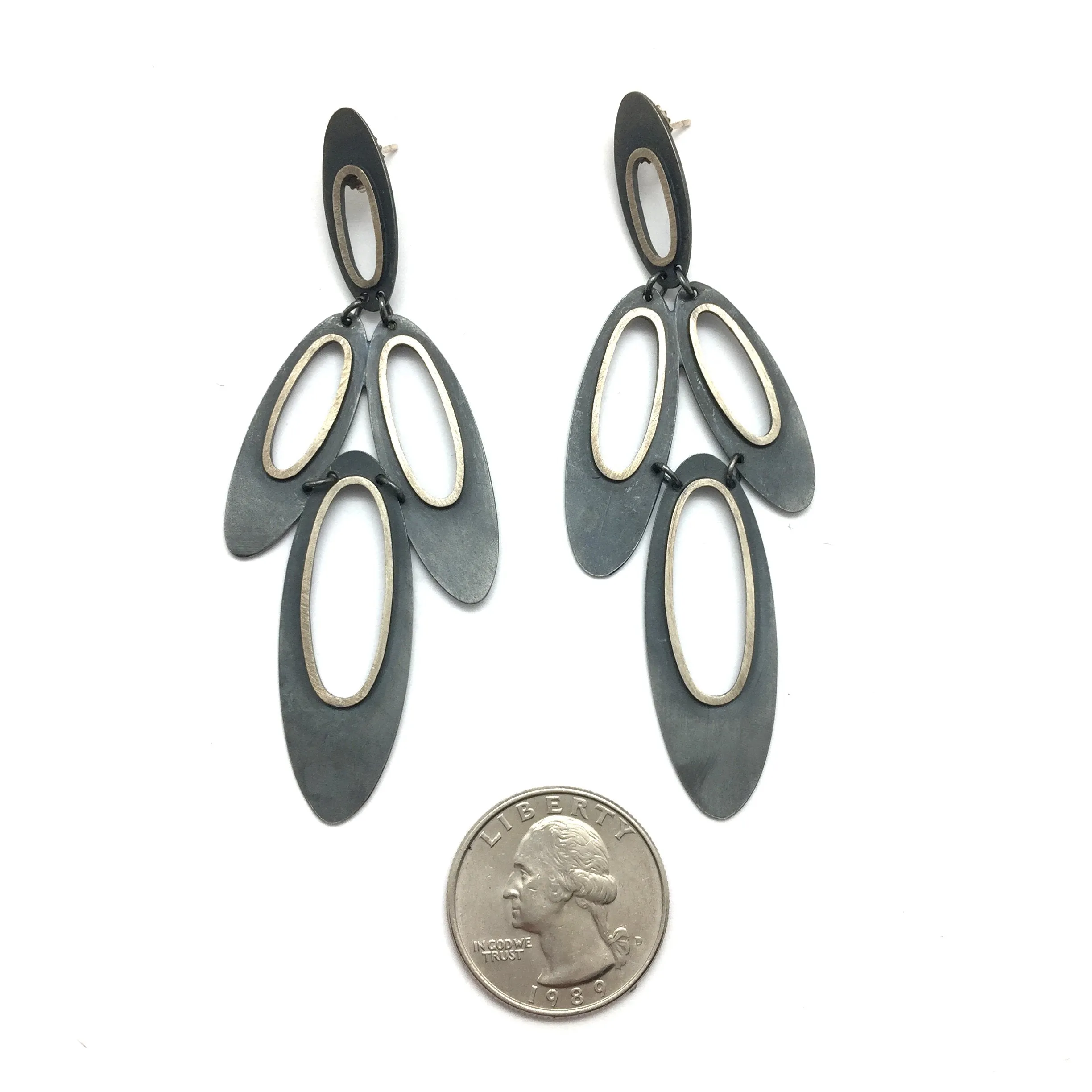 Open Ellipse Earrings