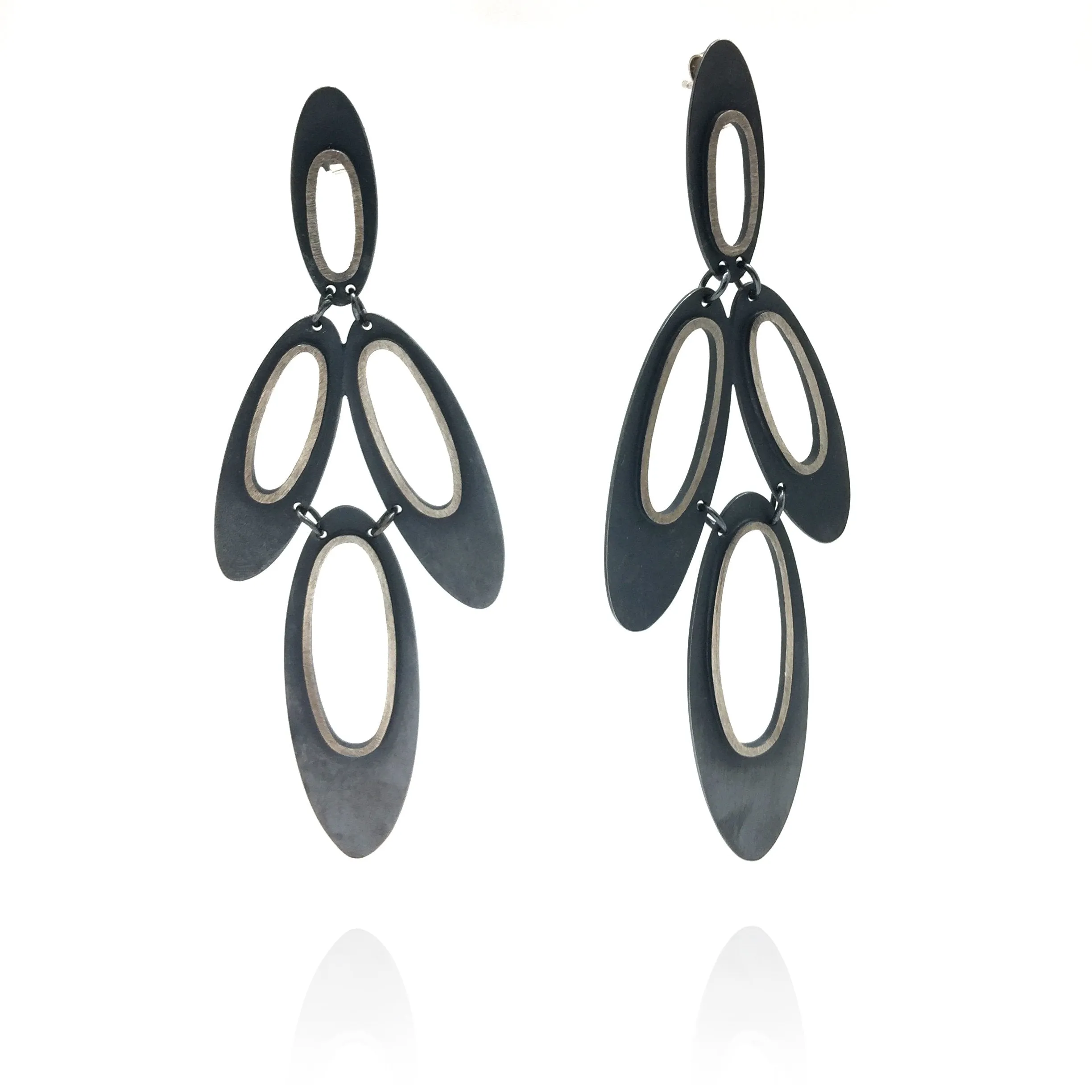 Open Ellipse Earrings