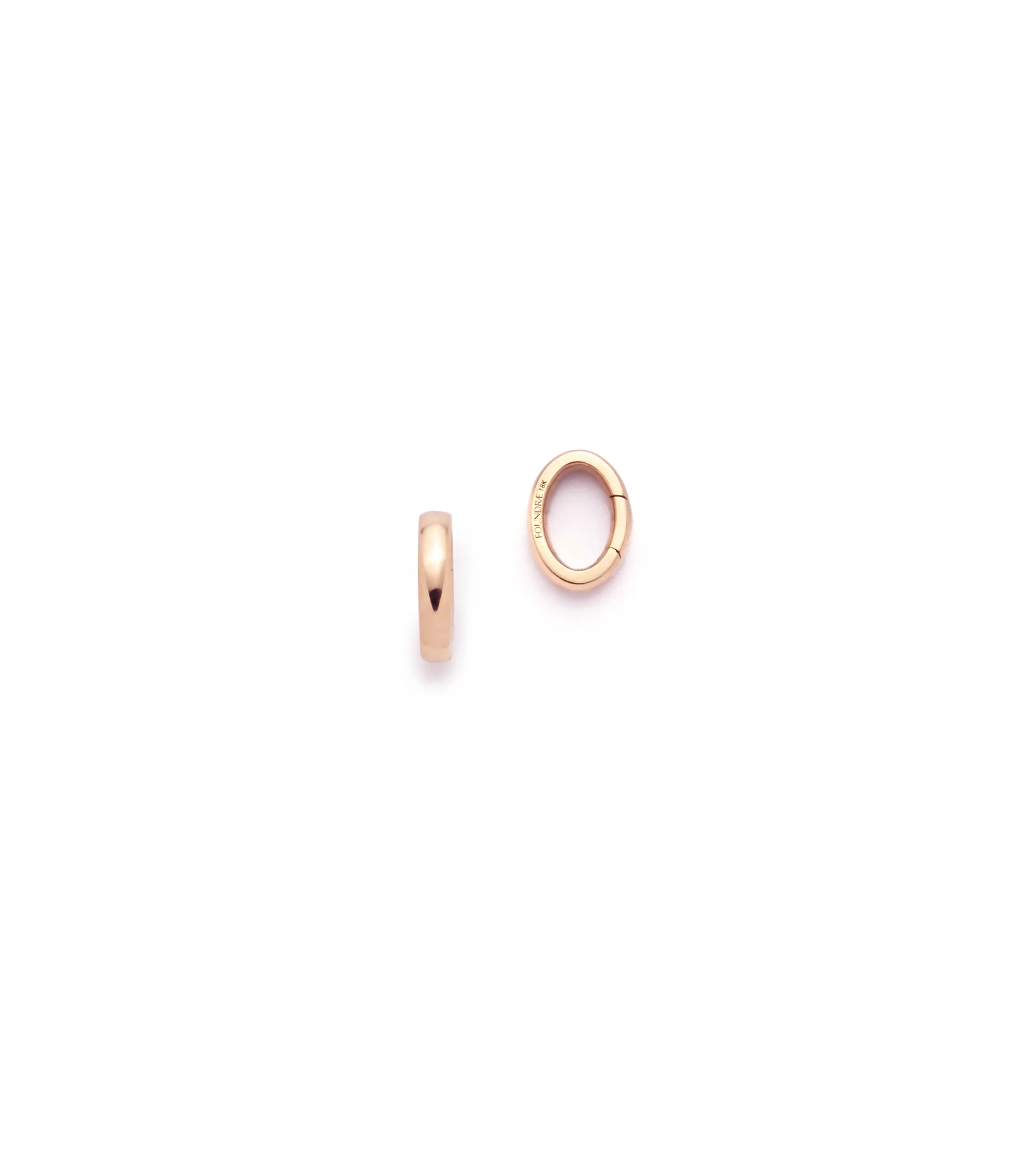 Oval Annex Link Rose Gold