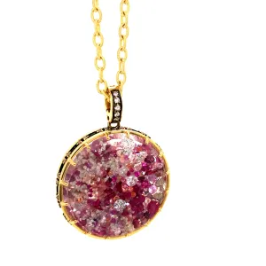 Ruby   Diamond Confetti Diamond Dust Charm