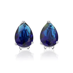 Sapphire Icon Clip on Earrings