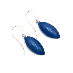 Sapphire Moonglow Marquis Drop Earrings