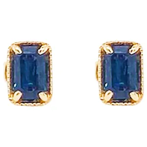 Sapphire Stud Earrings