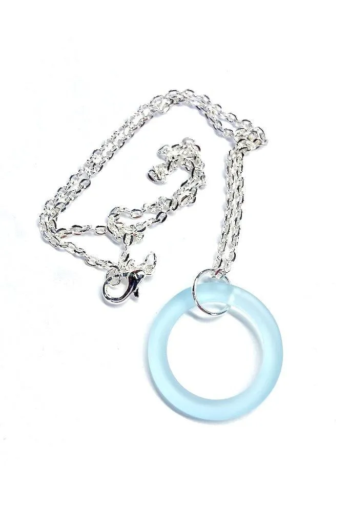 Sea Glass Ring Necklace