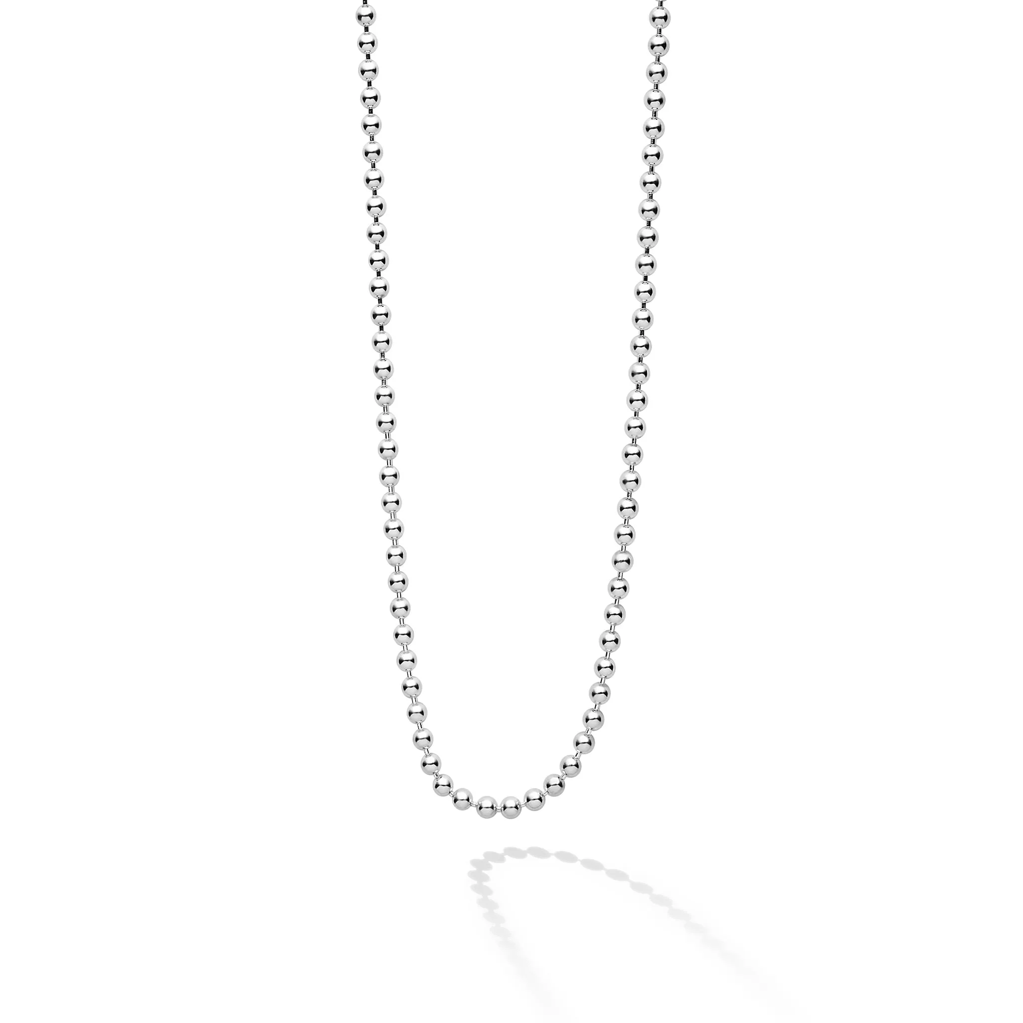 Signature Caviar Beaded Chain Necklace