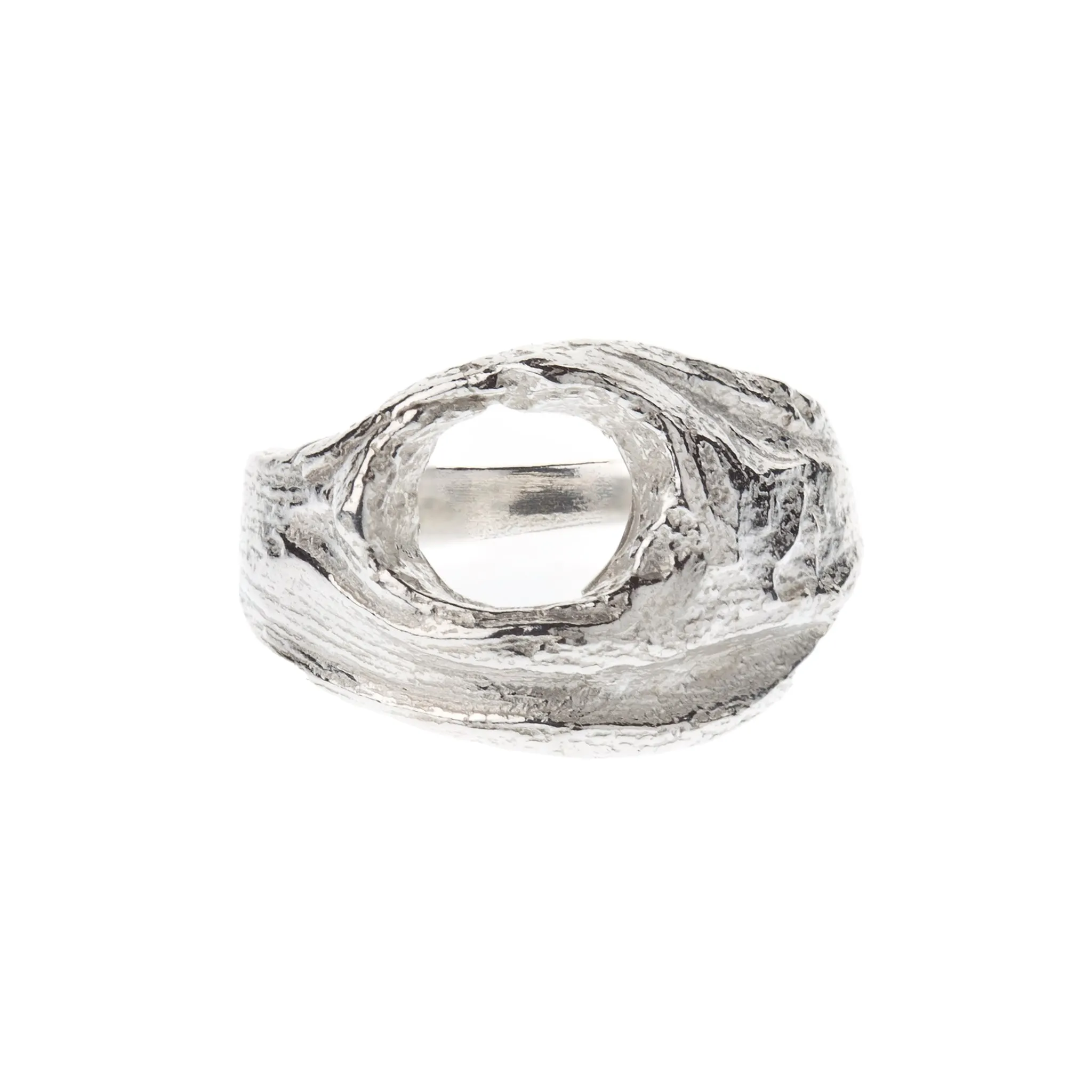 Silver Bark Ring