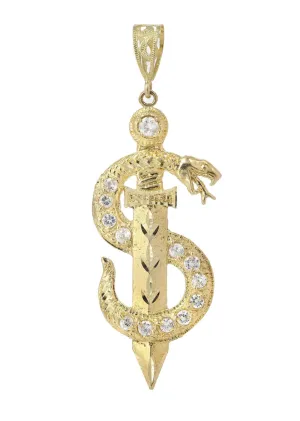 Snake  10K Gold Pendant | 14.5 Grams