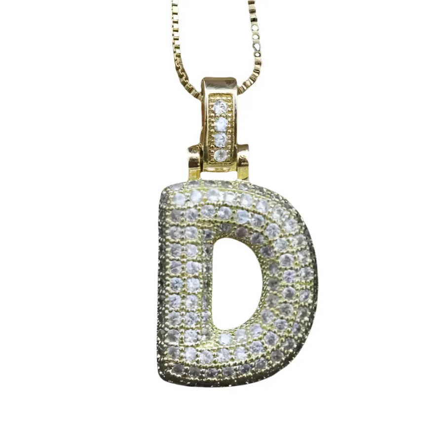 Sparkling Alphabet Necklace - Custom Name Charm