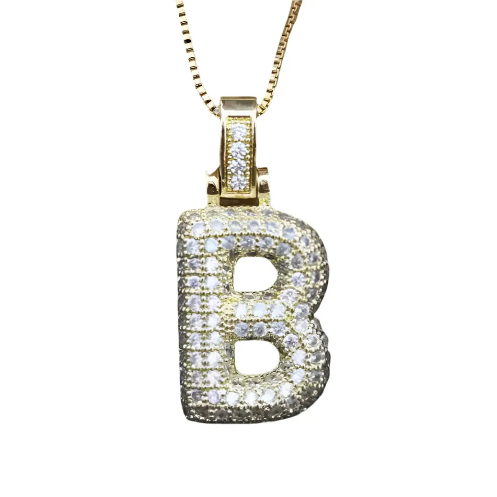 Sparkling Alphabet Necklace - Custom Name Charm