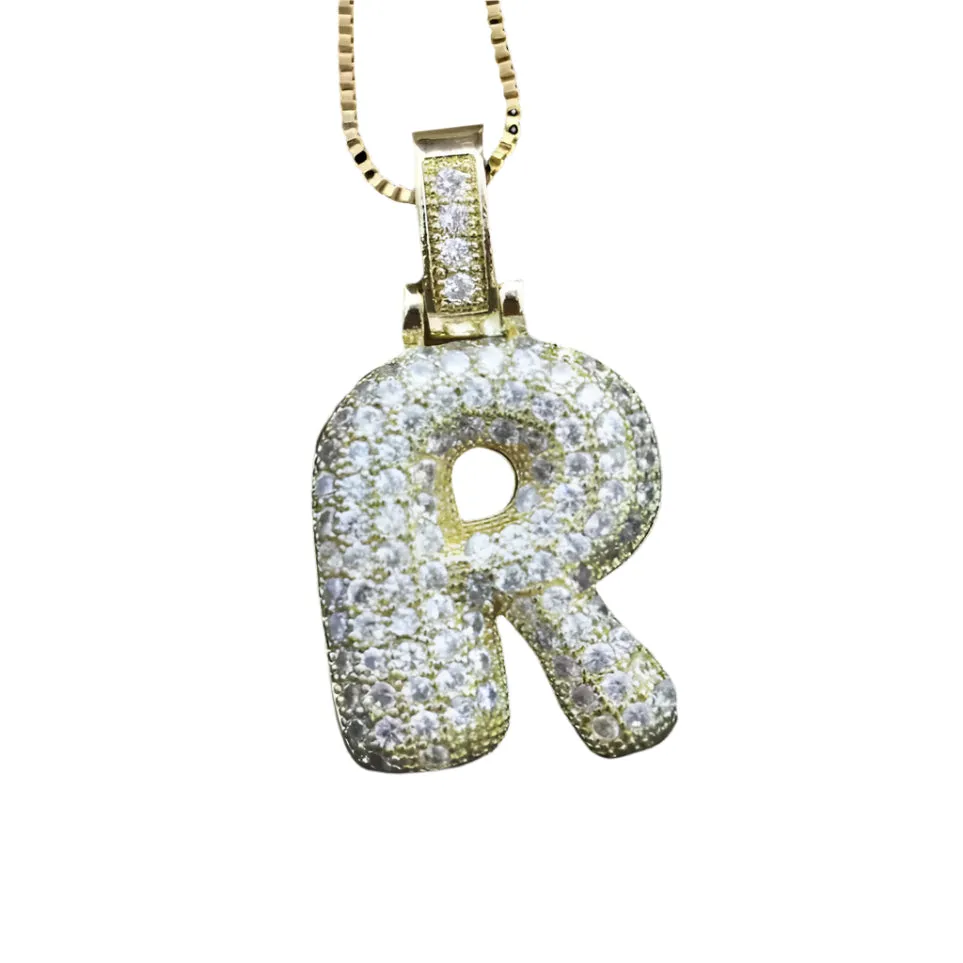 Sparkling Alphabet Necklace - Custom Name Charm