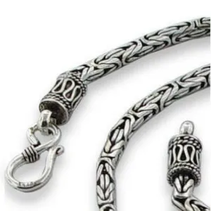 Sterling Silver Byzantine Chain Necklace