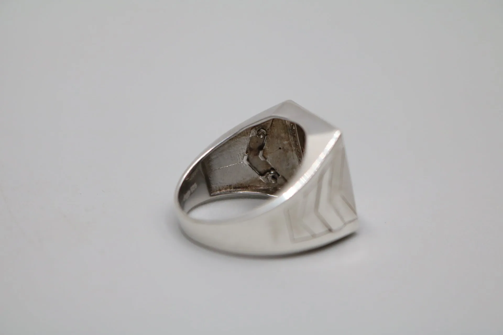 Sterling Silver Dollar Symbol Ring (Size 10)