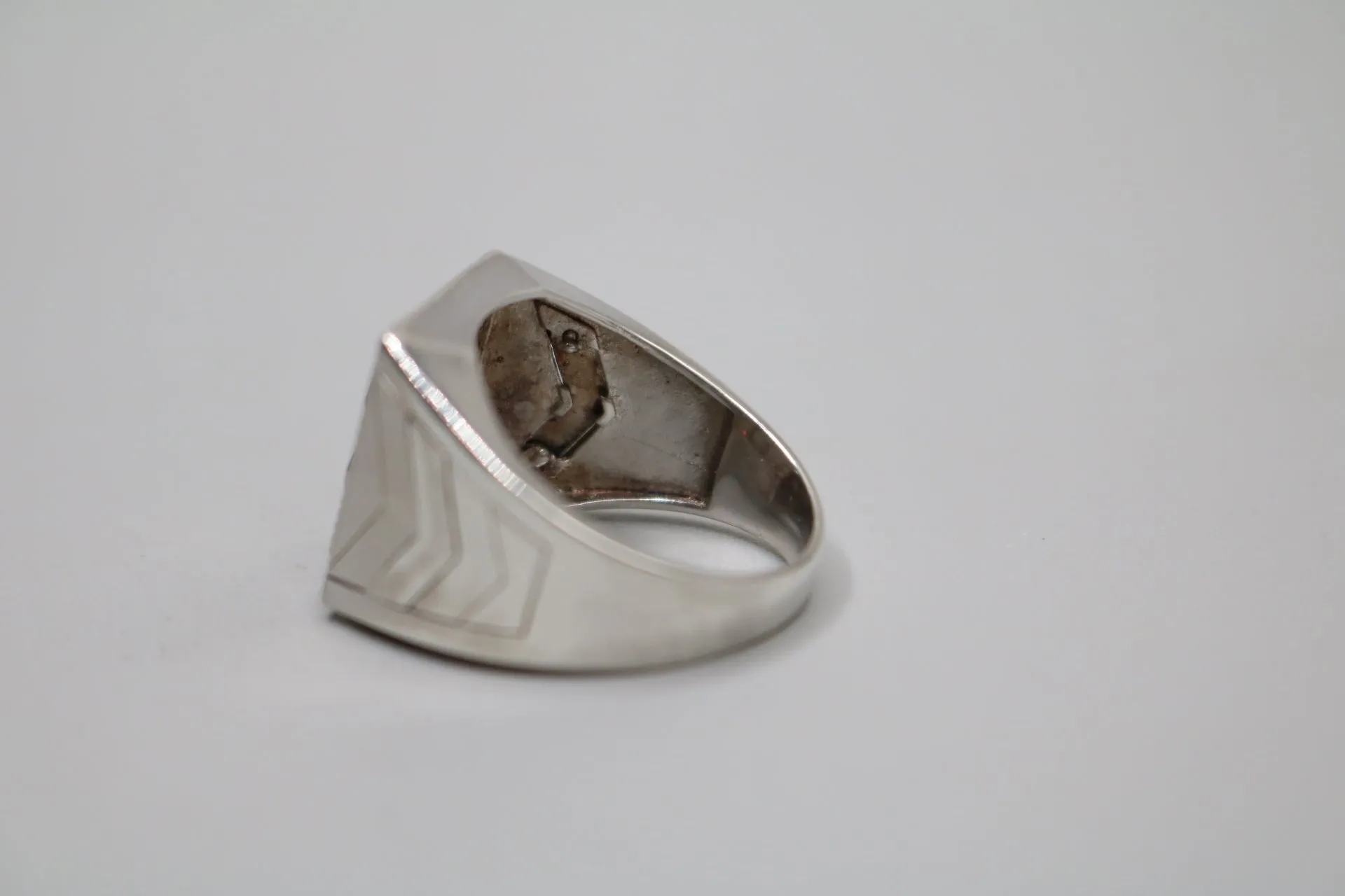 Sterling Silver Dollar Symbol Ring (Size 10)