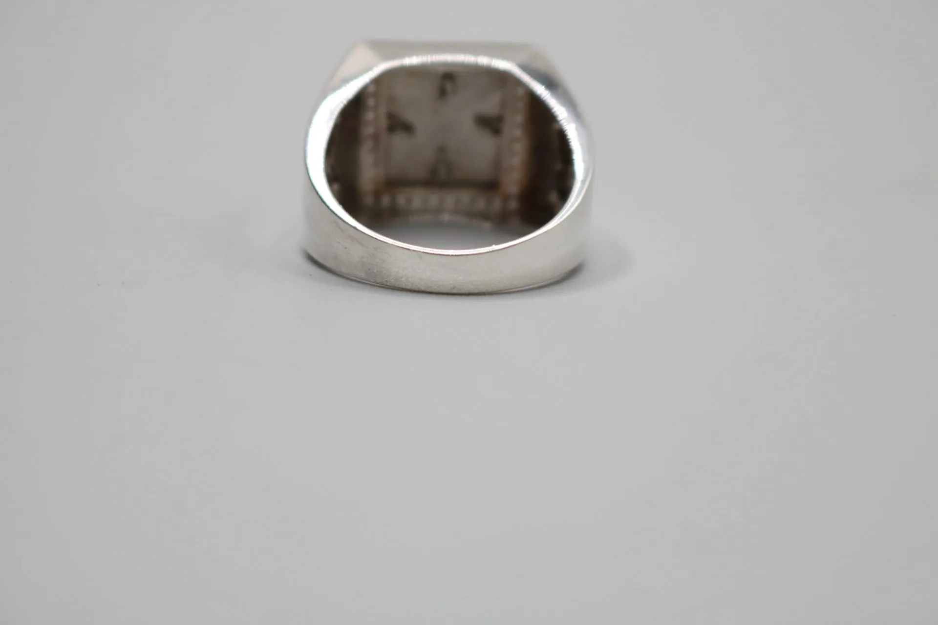 Sterling Silver Dollar Symbol Ring (Size 10)