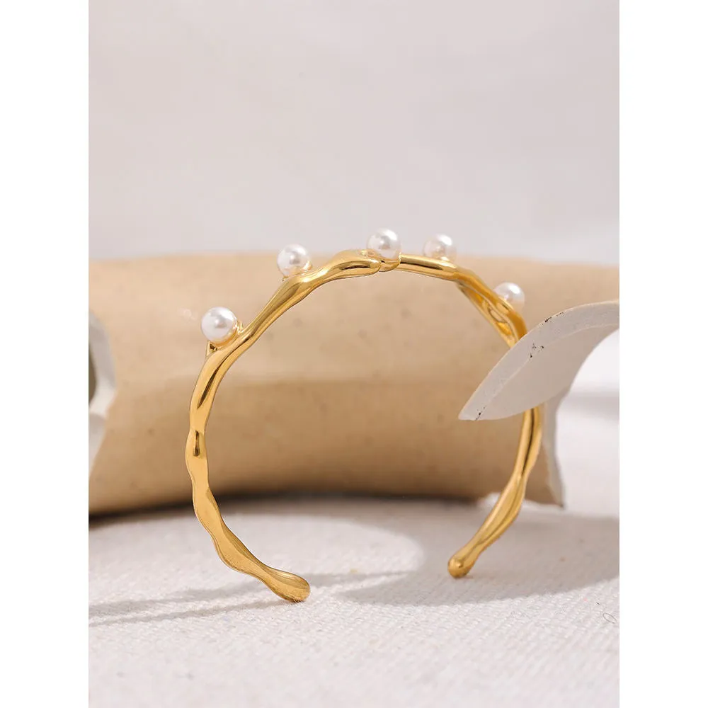 Twist Cuff  Bangle Bracelet