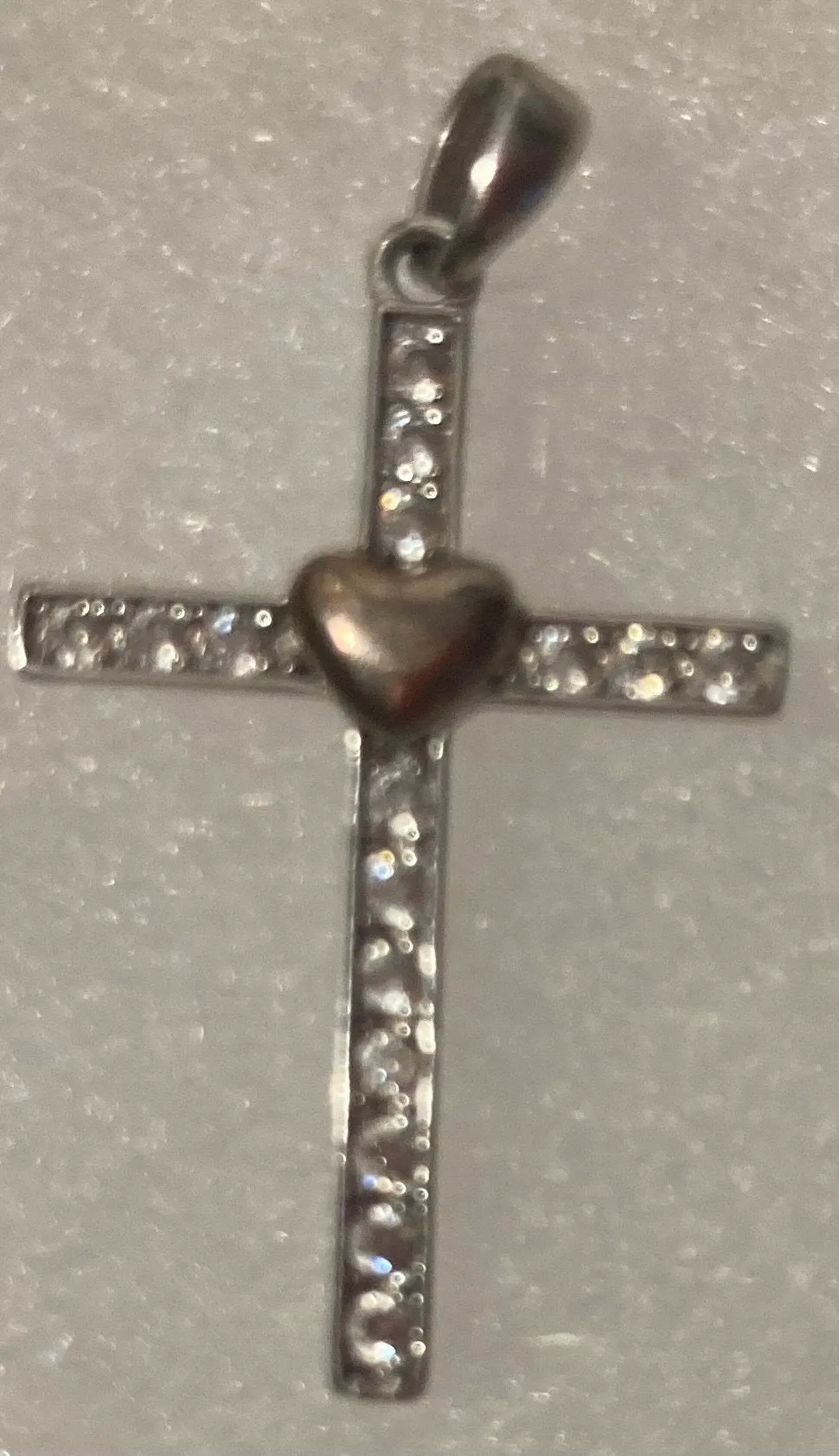 Vintage Lot of 3 Sterling Silver Pendants, Charms, Crosses, Crucifix, Nice Designs, Quality, Jewelry, 0722, Accessory, 925, Clothing