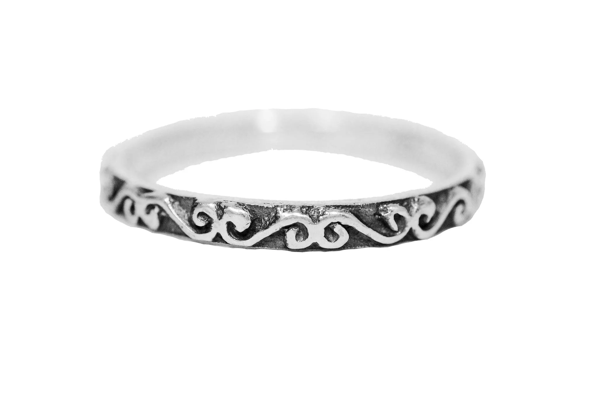 Whispered Secret Ring - Sterling Silver