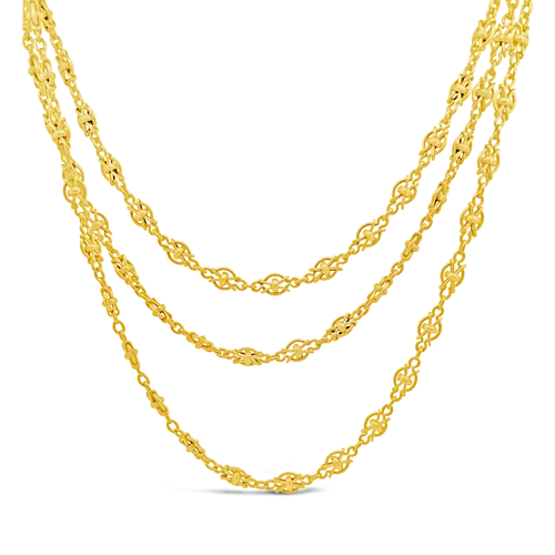 Yellow Gold Estate Chain Necklace